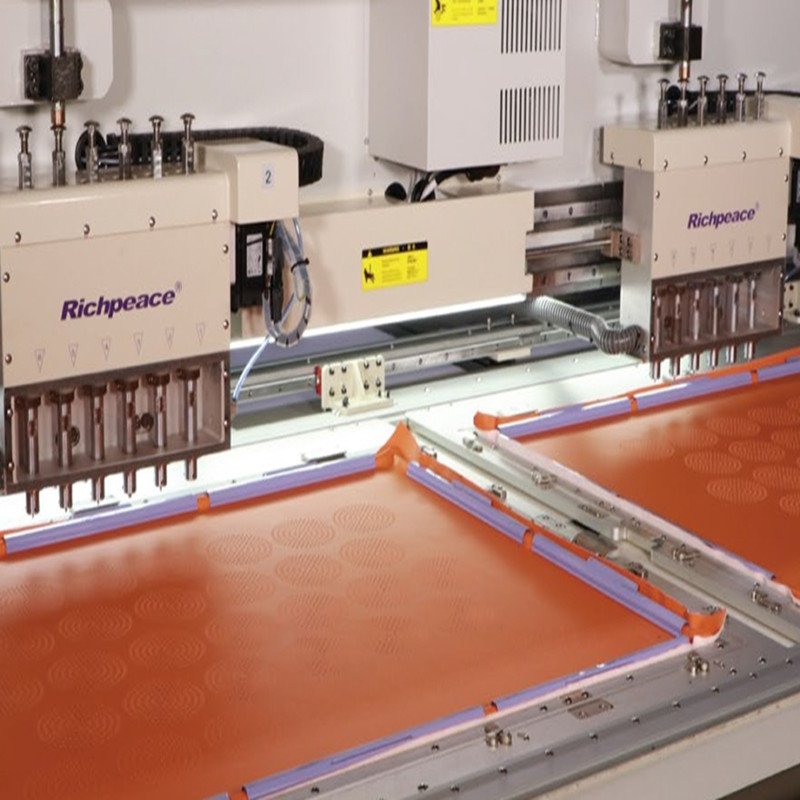 Richpeace Multi-head Rotating CNC Leather Perforation (special-hole) Machine for Car Interior Car Upholstery